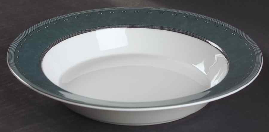 Gridworks Green Rim Soup Bowl by Dansk-1
