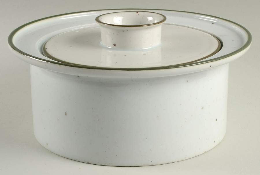 Green Mist 2 Qt Round Covered Casserole by Dansk-1
