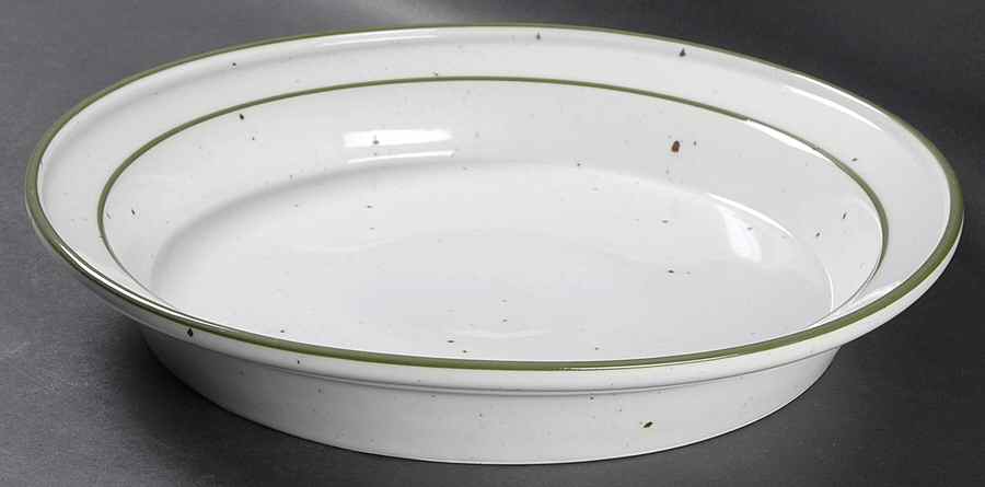 Green Mist Deep Round Platter by Dansk-1