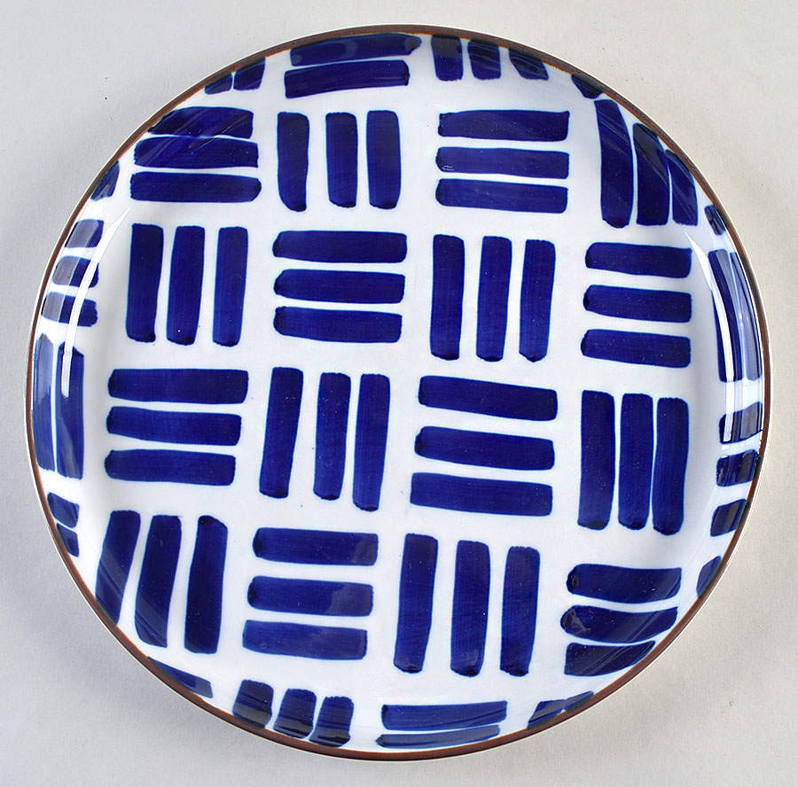 Herringbone Dinner Plate by Dansk-1