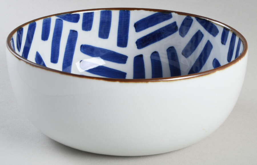 Herringbone 8" Round Vegetable Bowl by Dansk-1