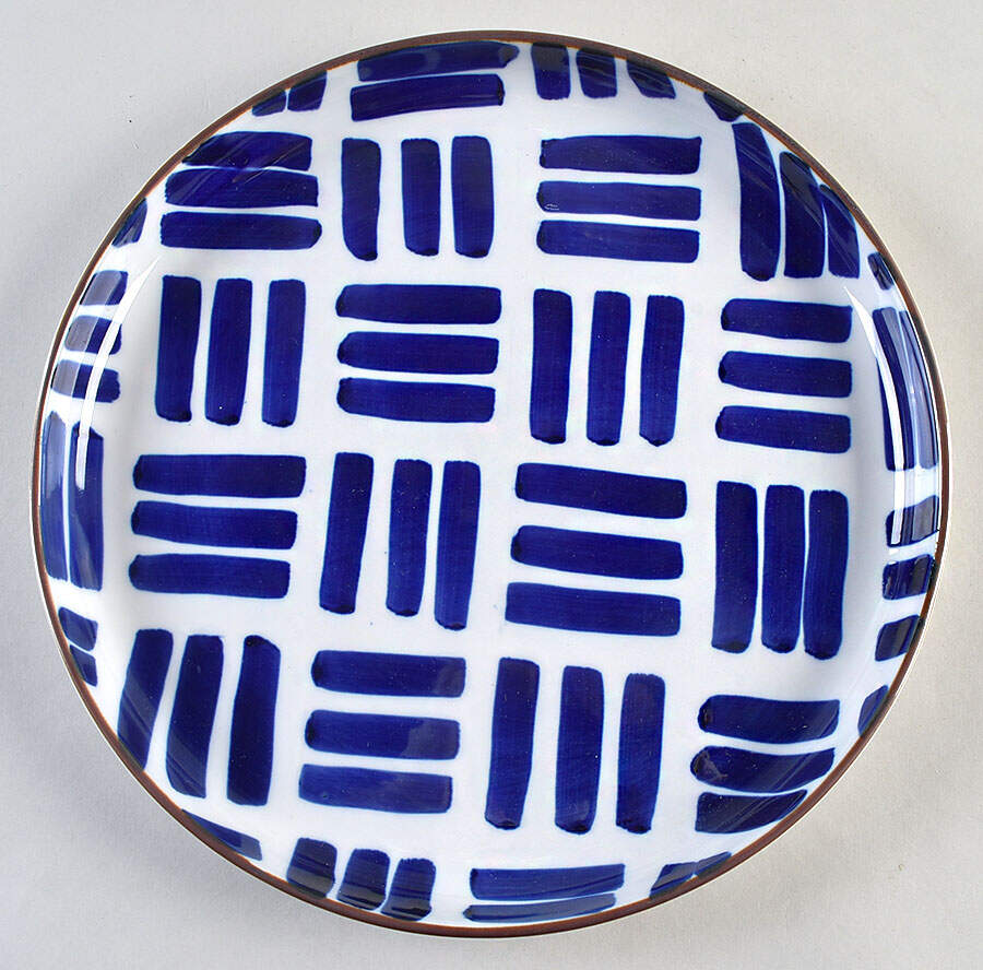 Herringbone Dinner Plate by Dansk-1