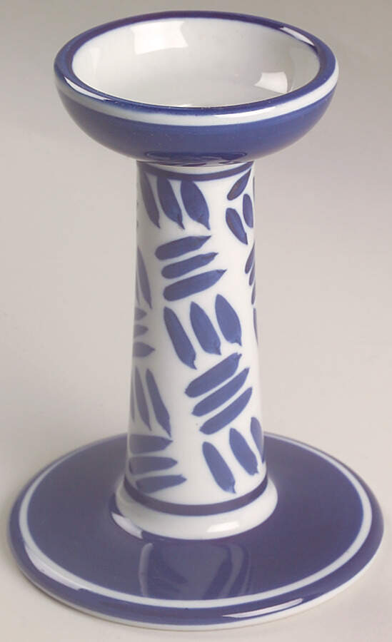 Herringbone Tall Candlestick by Dansk-1