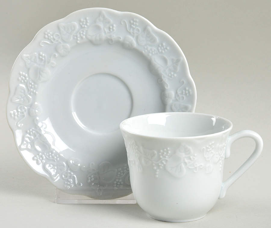 Ivy Flat Demitasse Cup & Saucer Set by Dansk-1
