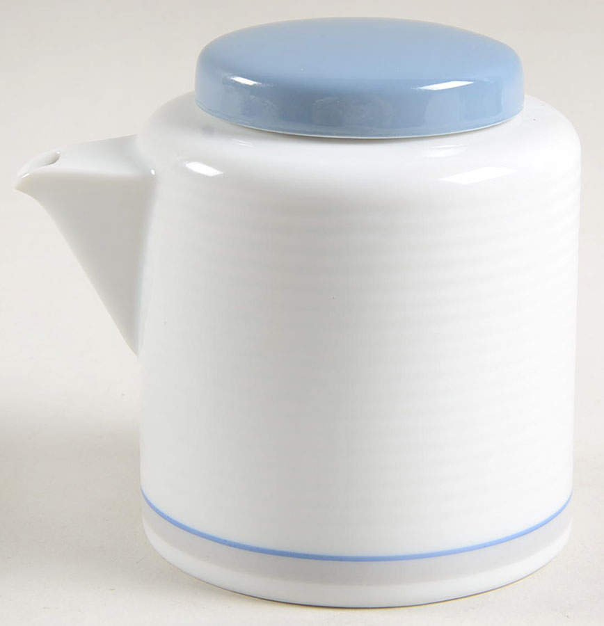 Jacquard Blue Creamer & Lid by Dansk-1