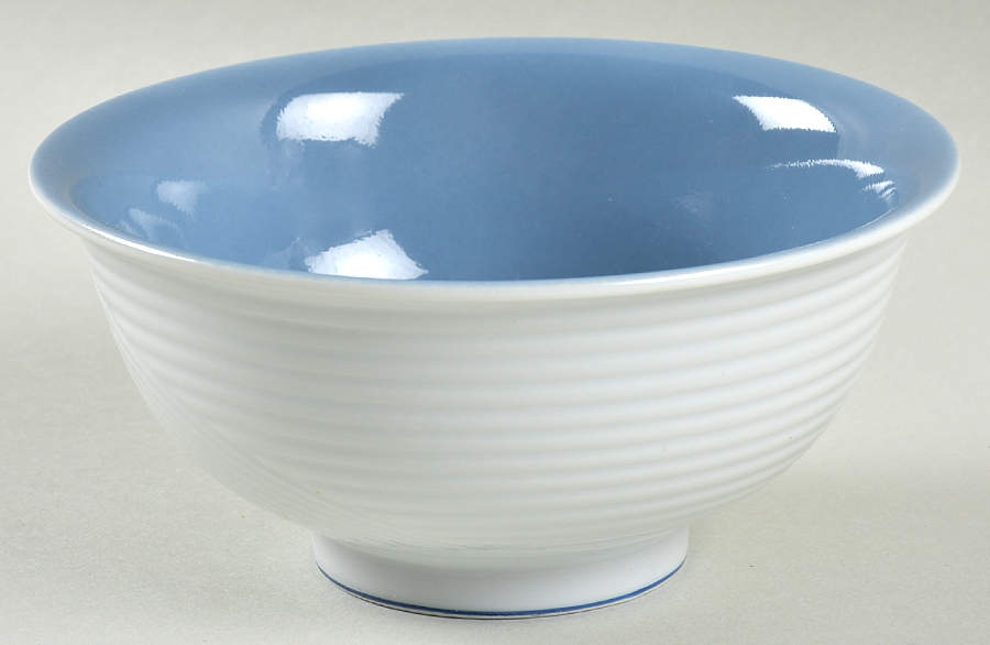 Jacquard Blue Fruit/Cereal Bowl by Dansk-1