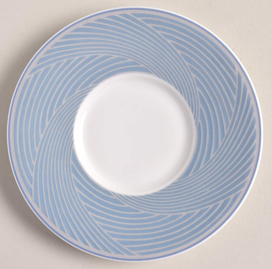 Jacquard Blue Saucer for Demitasse Cup by Dansk-1