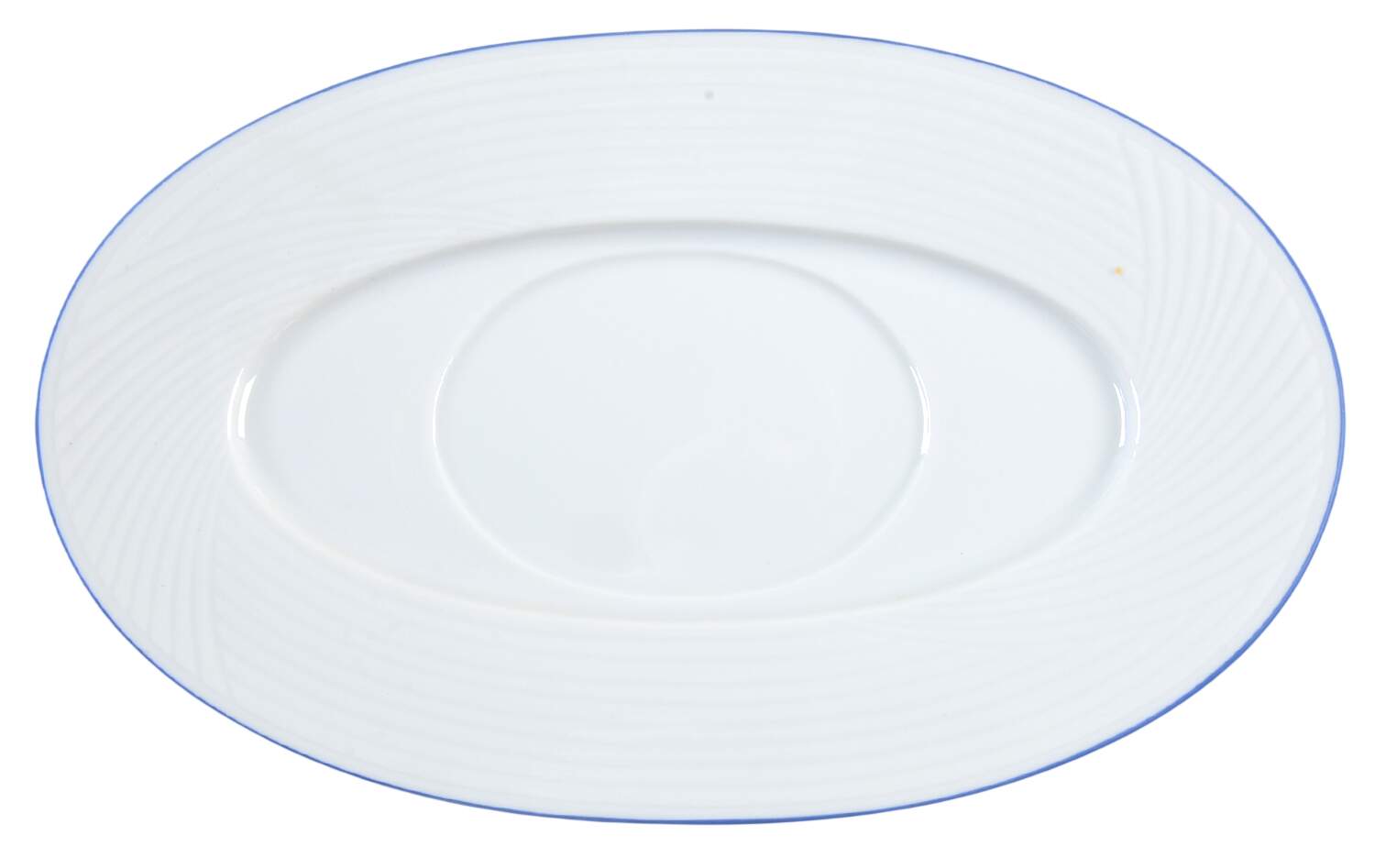 Jacquard Blue Underplate for Gravy Boat by Dansk-1
