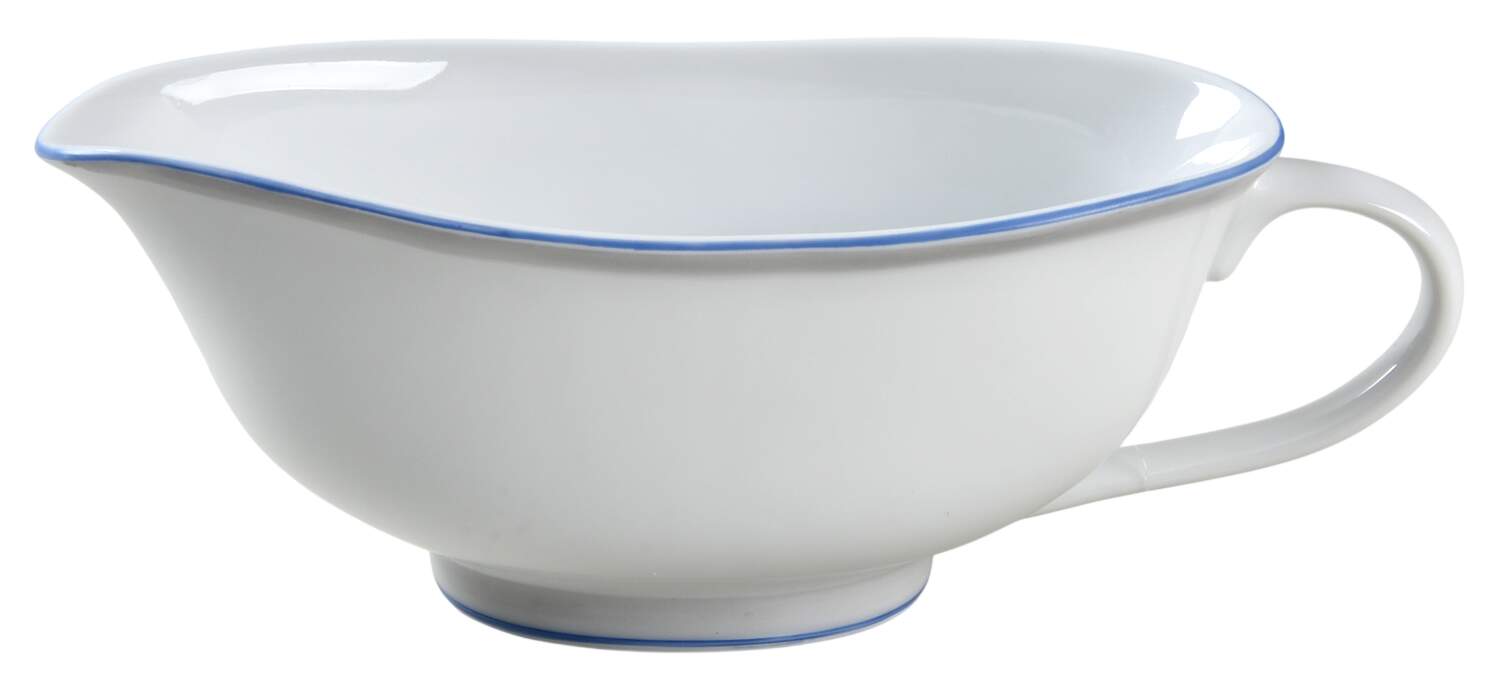 Jacquard Blue Gravy Boat by Dansk-1