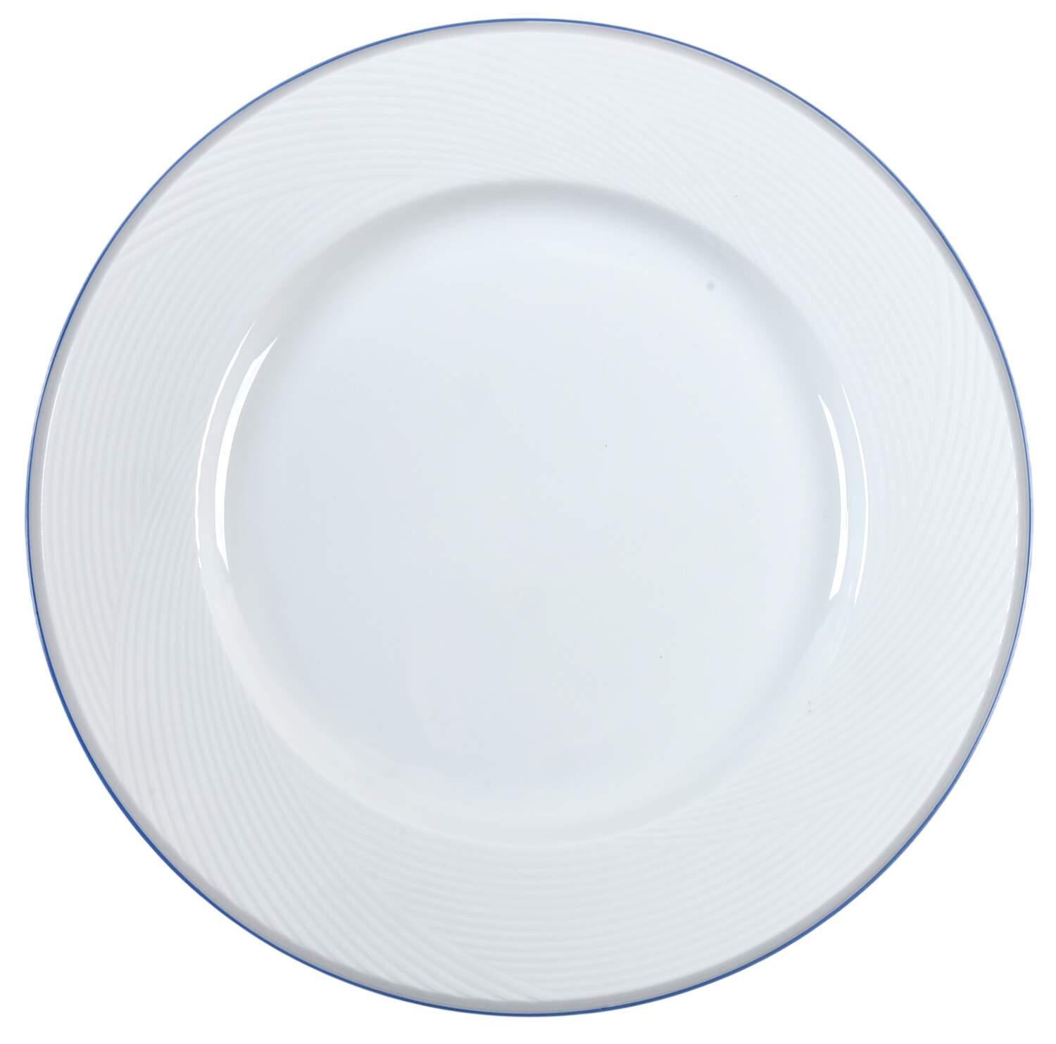 Jacquard Blue 12" Chop Plate (Round Platter) by Dansk-1