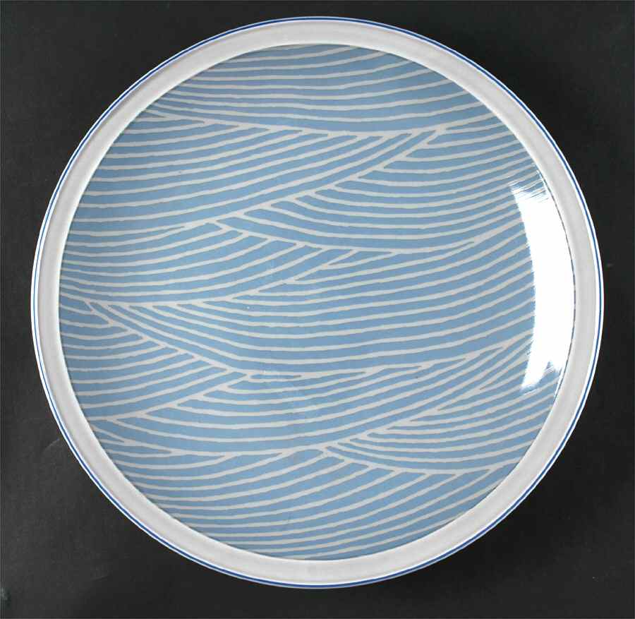 Jacquard Blue Plate Wall by Dansk-1