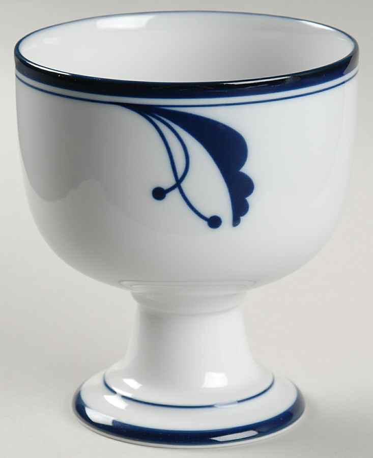 Bayberry Blue (Japan, Portugal) 12 Oz China Goblet by Dansk-1
