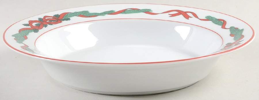 Jul Tidings Rim Soup Bowl by Dansk-1