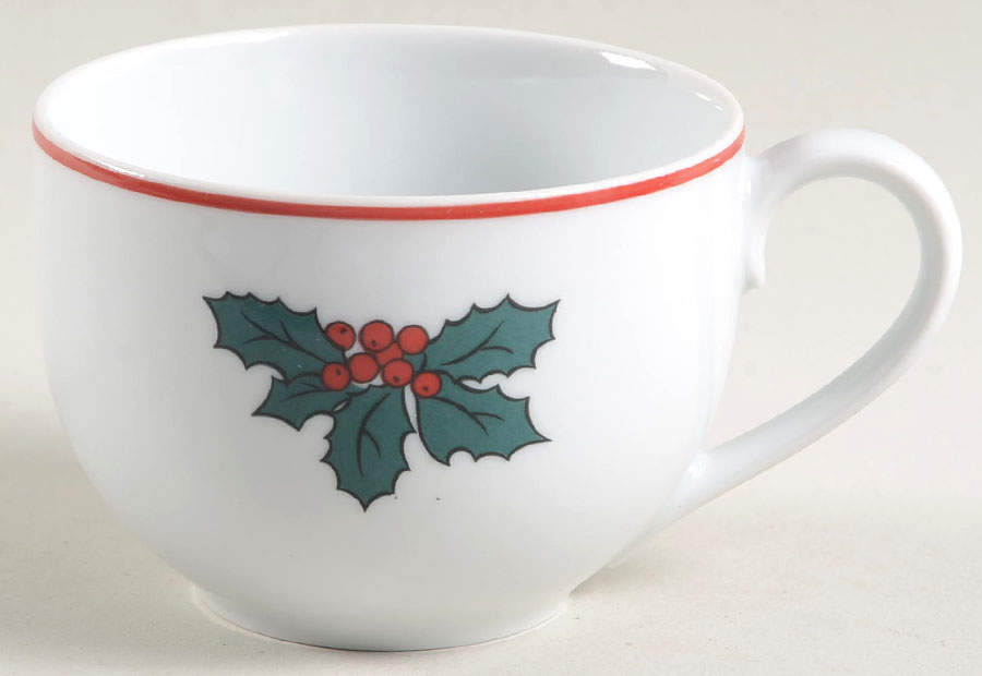 Jul Tidings Flat Cup by Dansk-1