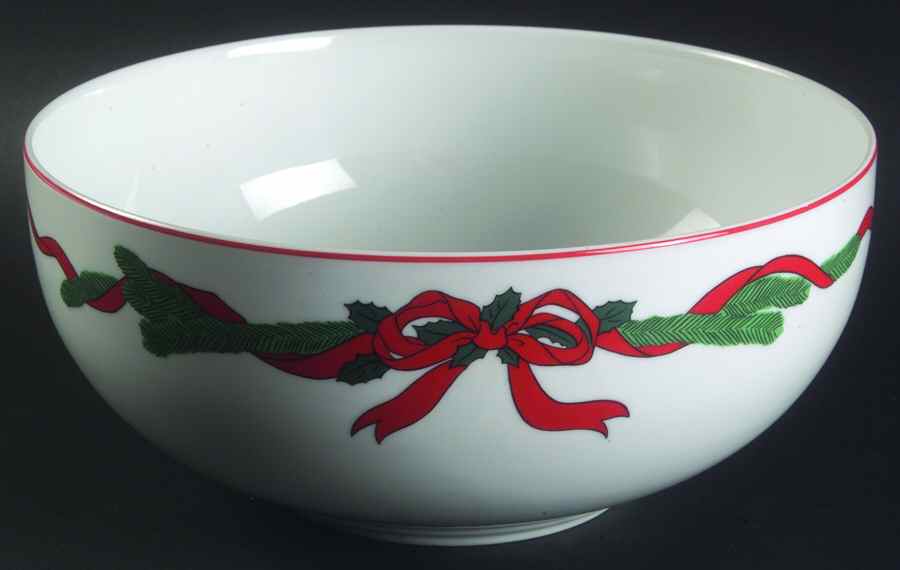 Jul Tidings 8" Round Vegetable Bowl by Dansk-1