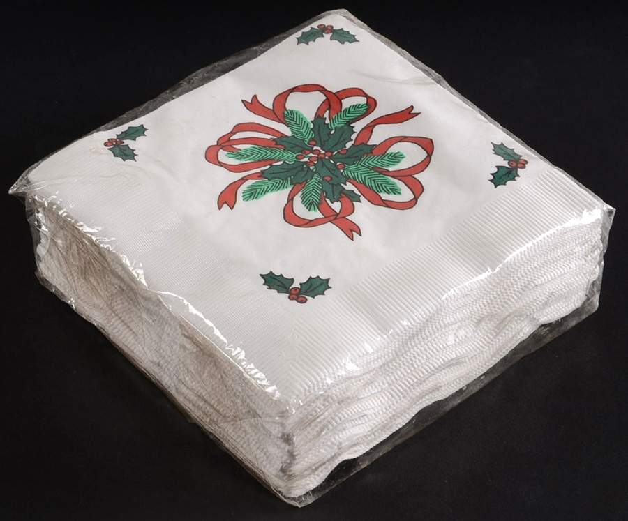 Jul Tidings Package of Paper Beverage Napkins by Dansk-1