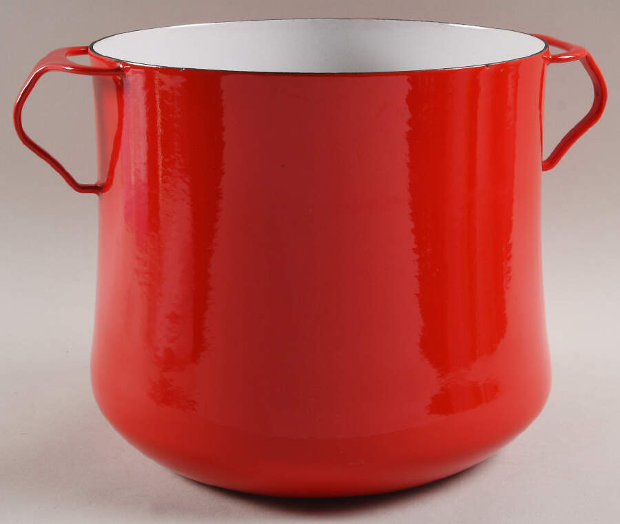 Kobenstyle Red (Older) 7 Quart Metal Stockpot No Lid by Dansk-1
