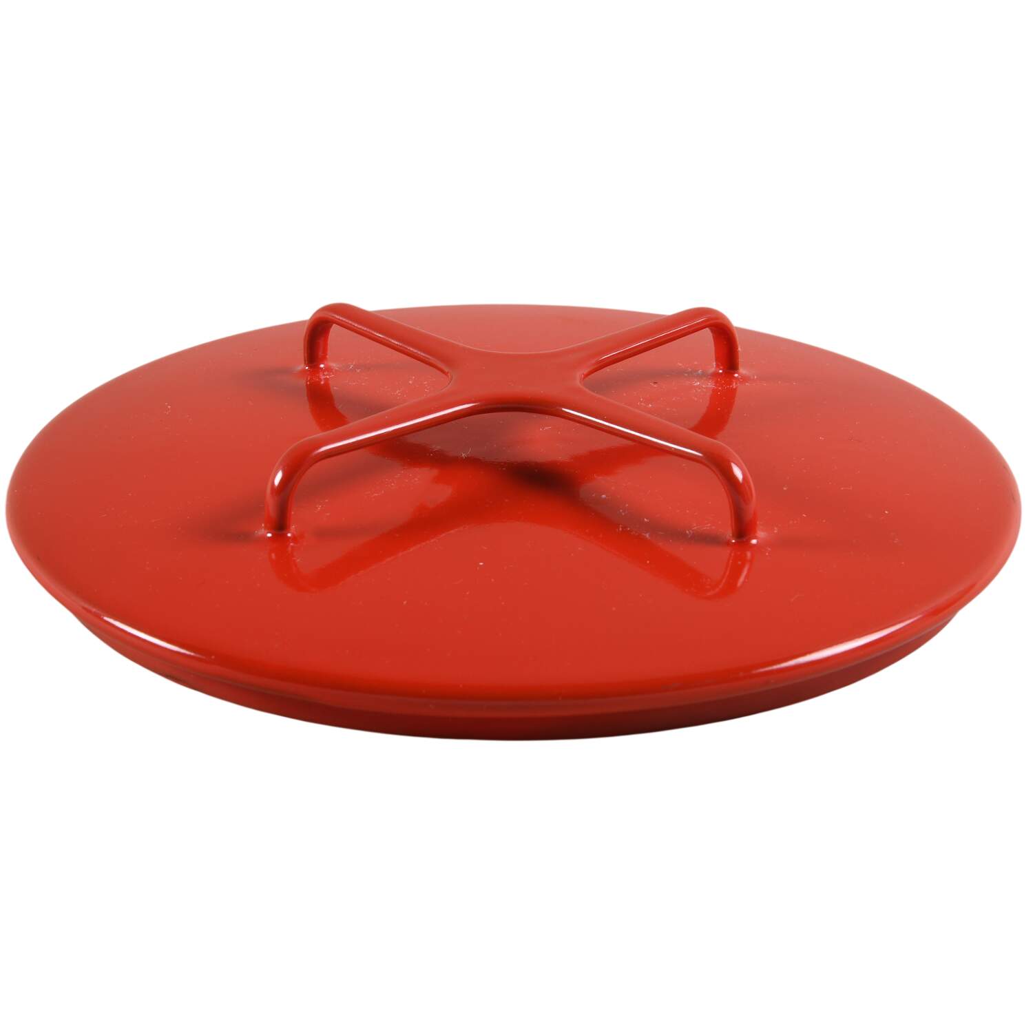 Kobenstyle Red (Older) 2 Quart Metal Covered Casserole, Lid Only by Dansk-1