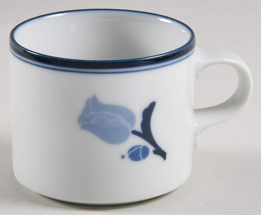 La Tulipe Blue Flat Cup by Dansk-1
