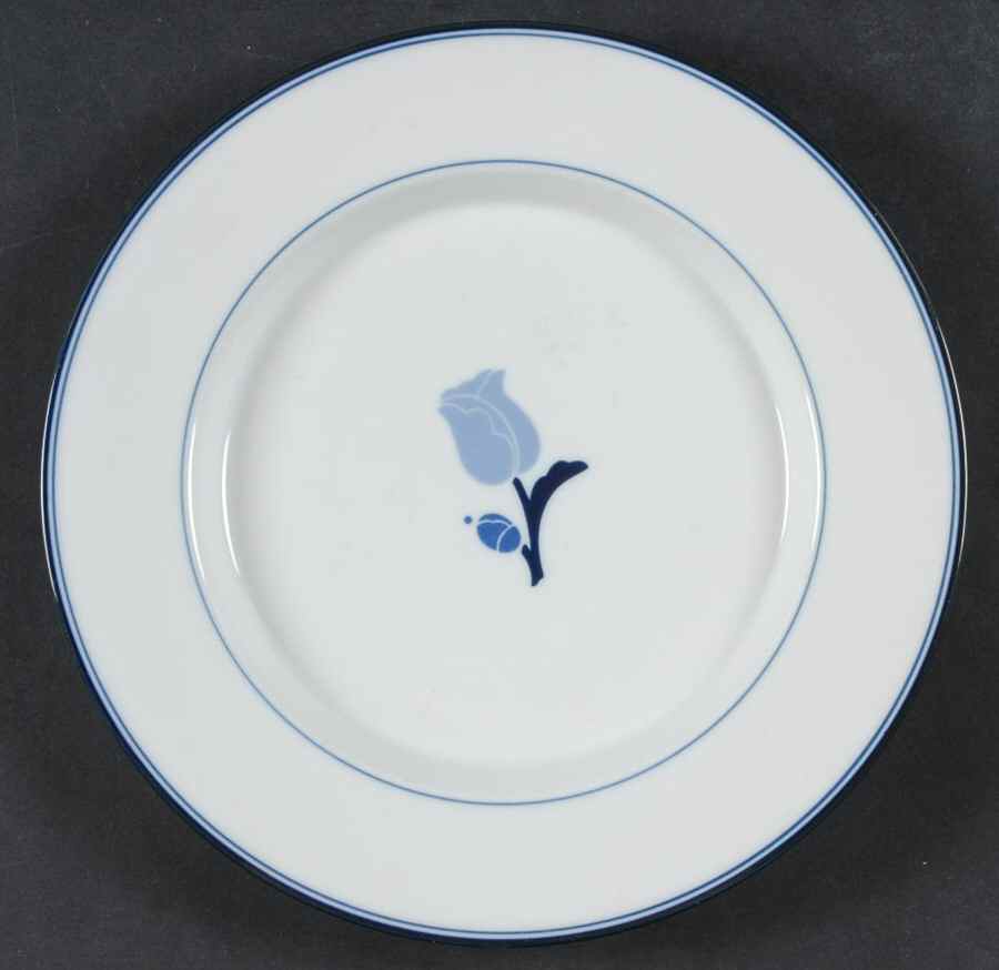 La Tulipe Blue Salad Plate by Dansk-1