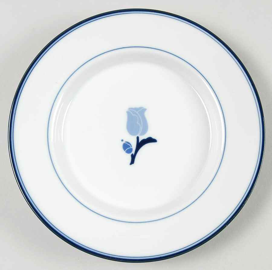 La Tulipe Blue Bread & Butter Plate by Dansk-1