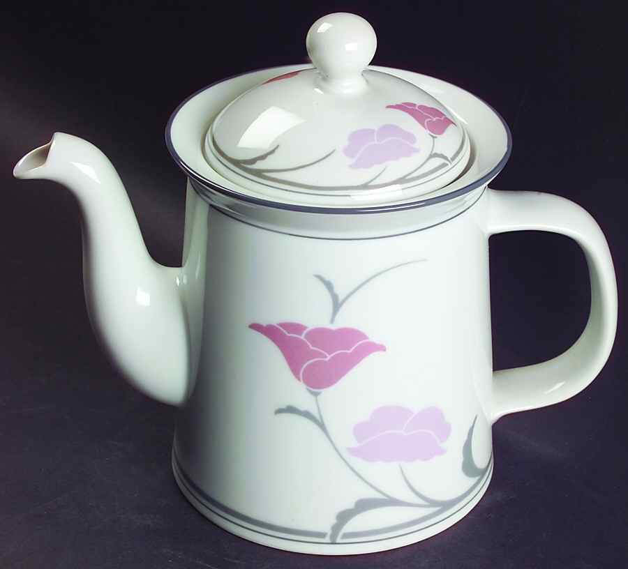 La Tulipe Grey Coffee Pot & Lid by Dansk-1