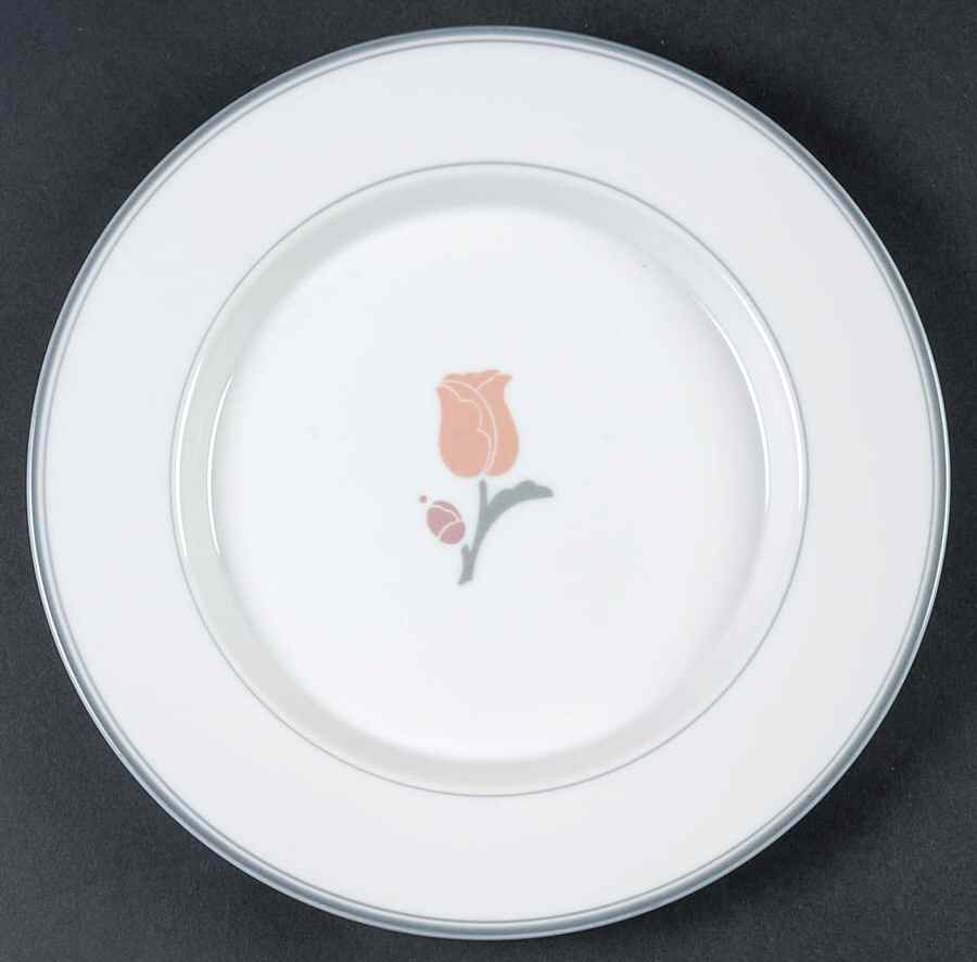 La Tulipe Grey Salad Plate by Dansk-1