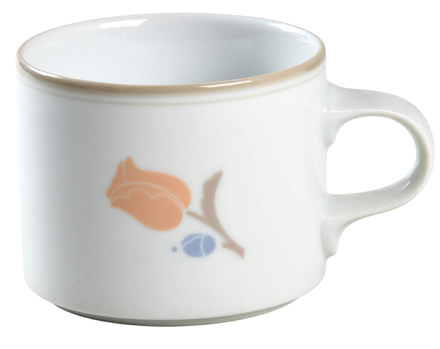 La Tulipe Taupe Flat Cup by Dansk-1