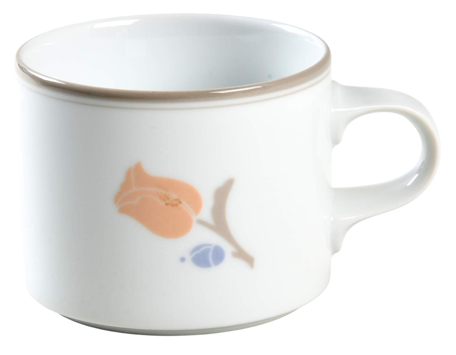 La Tulipe Taupe Flat Cup by Dansk-1