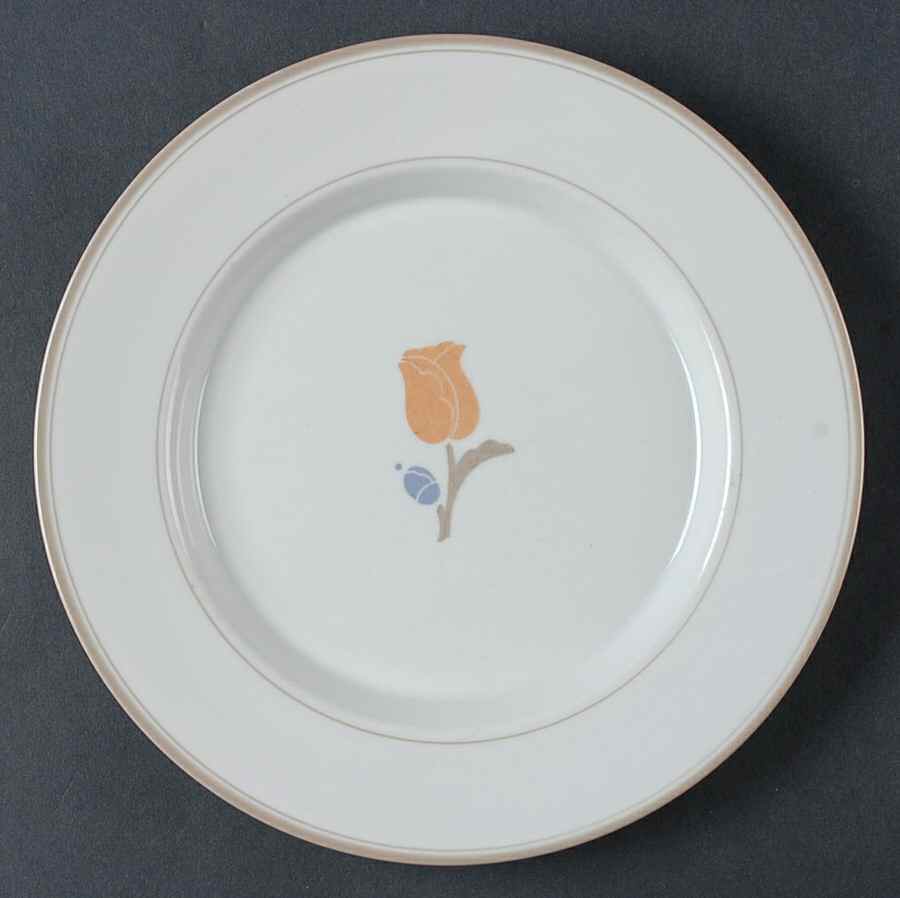 La Tulipe Taupe Salad Plate by Dansk-1
