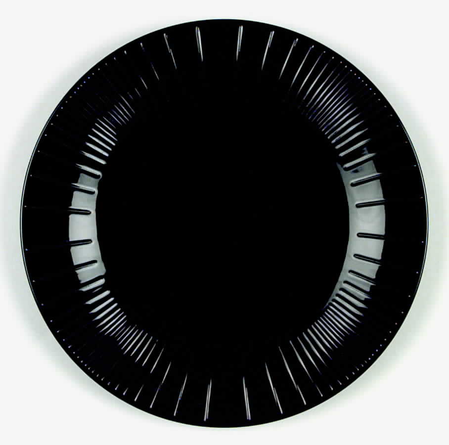 Linea Black Dinner Plate by Dansk-1