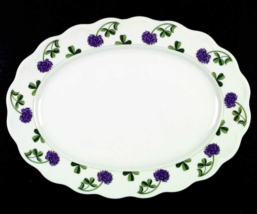 Lorraine 15" Oval Serving Platter by Dansk-1