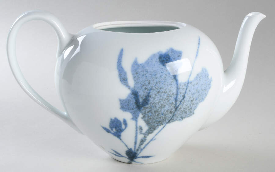 Magnolia Blue Tea/Coffee Pot No Lid by Dansk-1