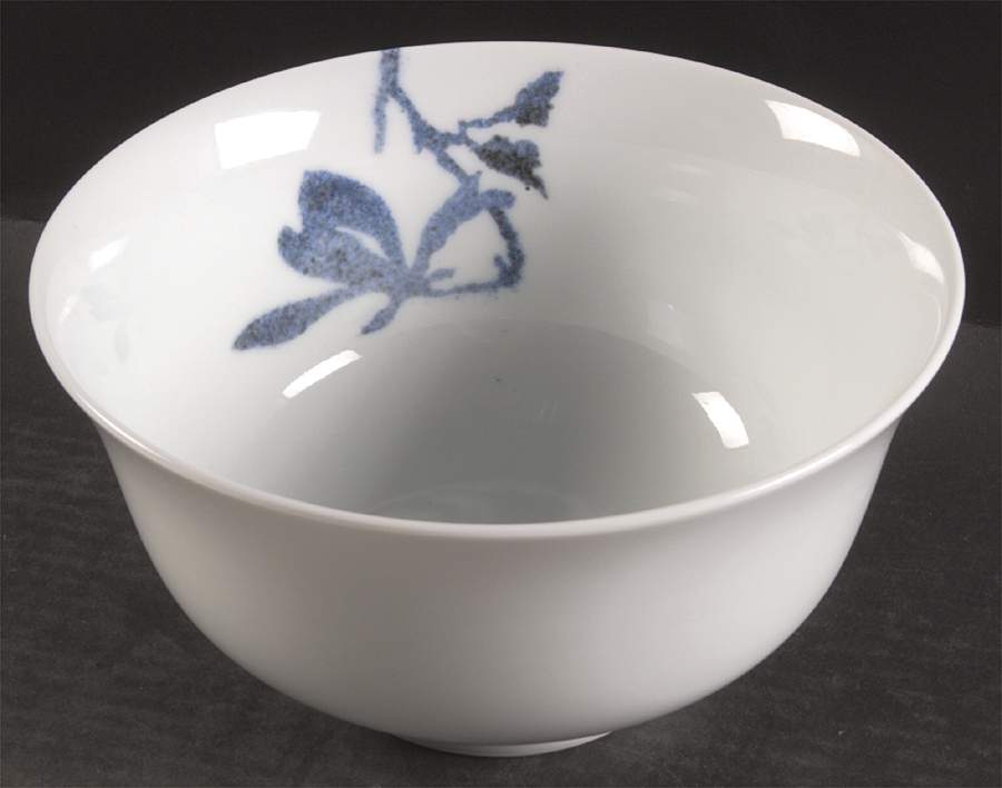Magnolia Blue 8" Round Vegetable Bowl by Dansk-1