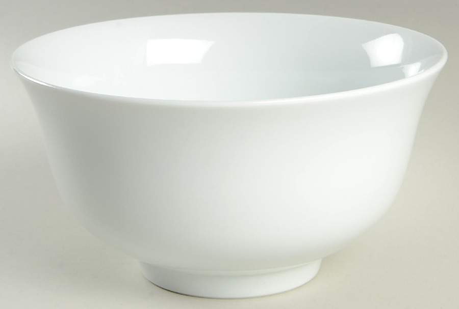 Magnolia White 8" Round Vegetable Bowl by Dansk-1