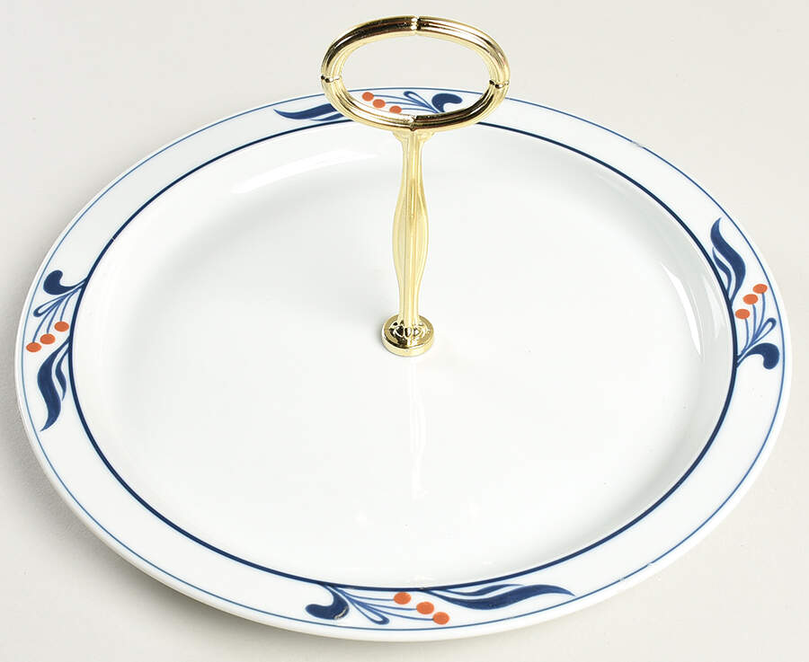 Maribo (Japan) Round Serving Plate with Center Handle (Dp) Hc by Dansk-1