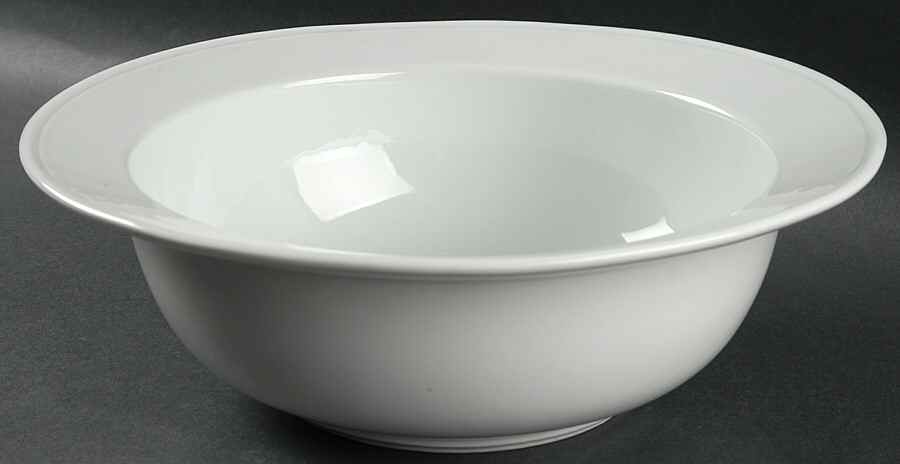 Statement White 11" Large Salad Serving Bowl by Dansk-1