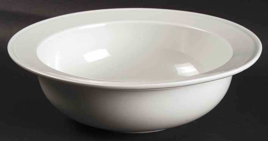 Statement White 9" Round Vegetable Bowl by Dansk-1