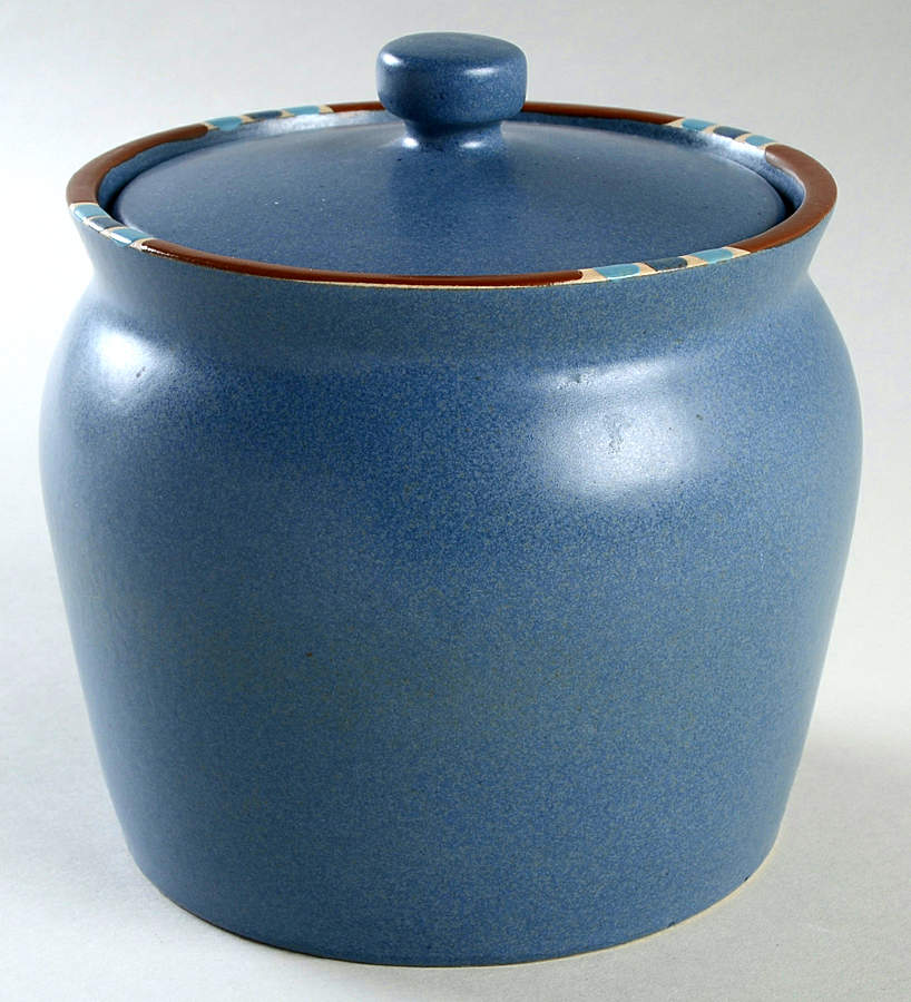 Mesa Sky Blue Medium Canister & Lid by Dansk-1