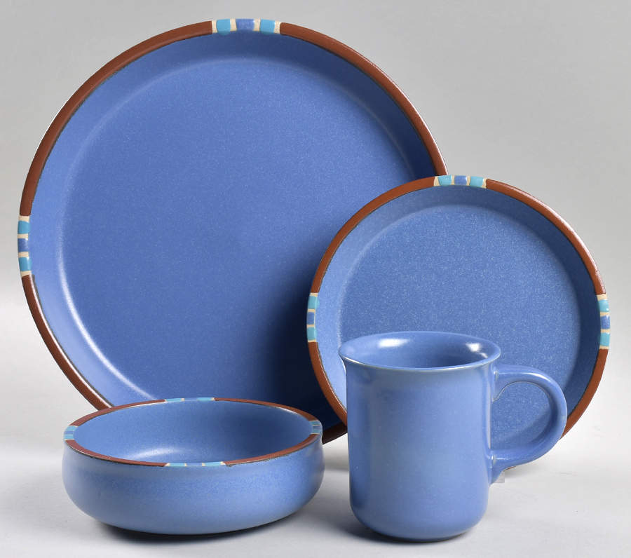 Mesa Sky Blue 4 Piece Place Setting by Dansk-1