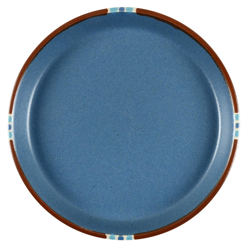 Mesa Sky Blue Dinner Plate by Dansk-1