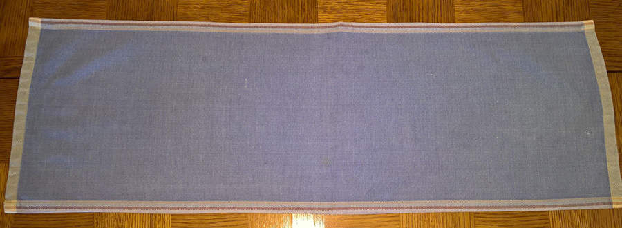 Mesa Sky Blue Table Runner-Cloth 12" X 40" by Dansk-1