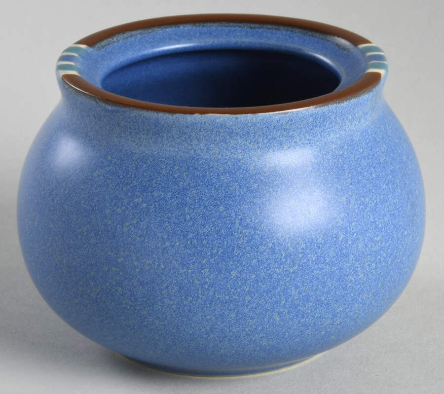 Mesa Sky Blue Sugar Bowl No Lid by Dansk-1