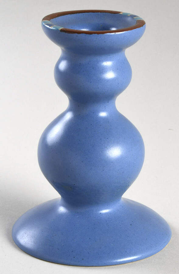 Mesa Sky Blue 5" Candlestick by Dansk-1