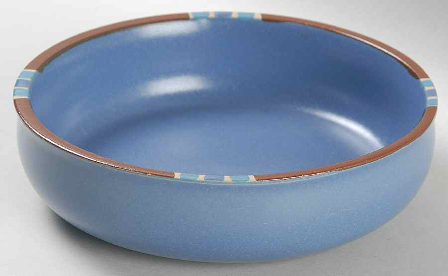Mesa Sky Blue 7" Individual Pasta Bowl by Dansk-1