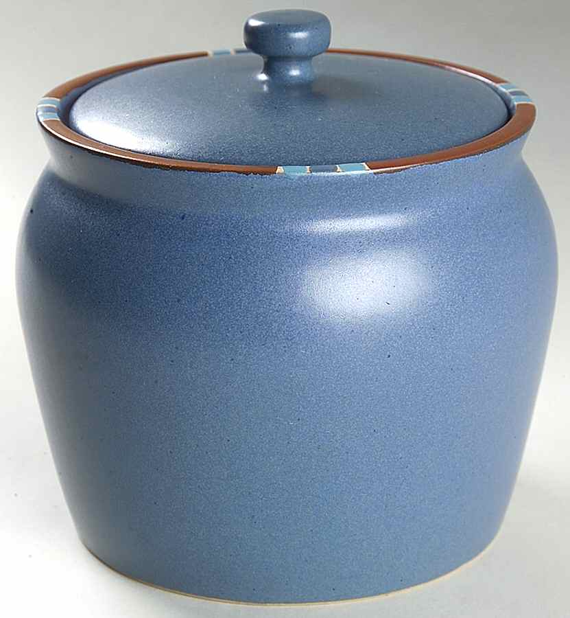 Mesa Sky Blue Medium Canister & Lid by Dansk-1