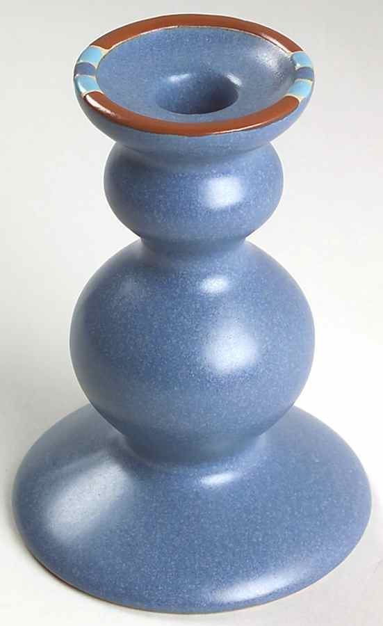 Mesa Sky Blue 5" Candlestick by Dansk-1