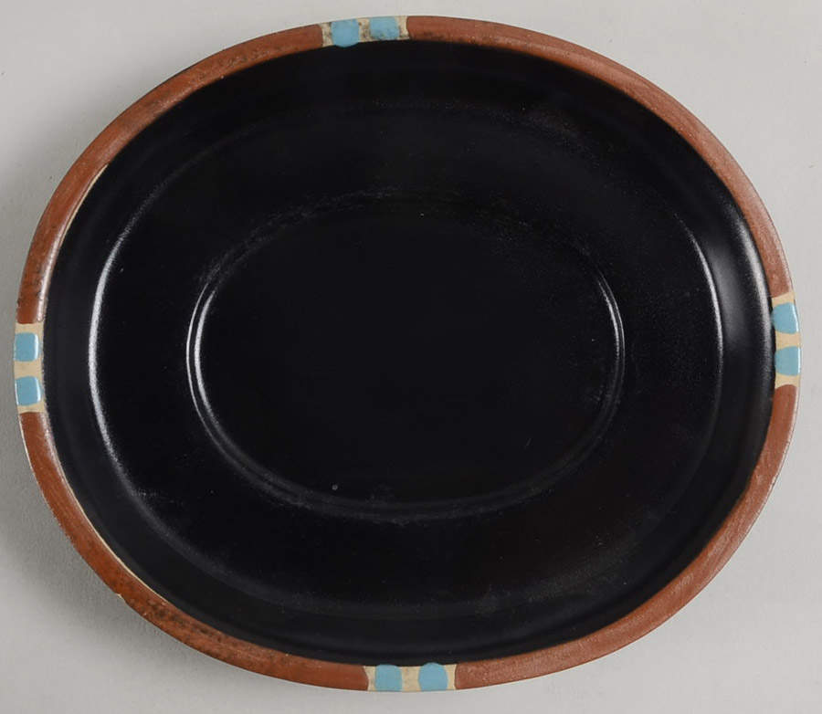 Mesa Black Underplate for Gravy Boat by Dansk-1