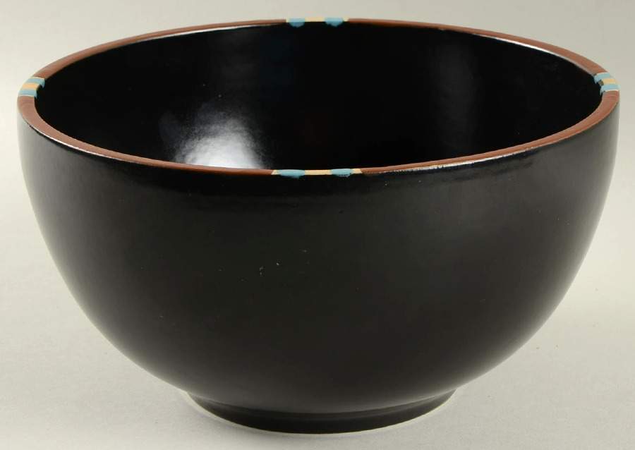 Mesa Black 8" Mixing Bowl by Dansk-1