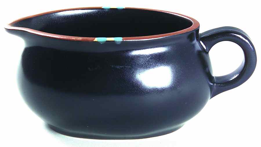 Mesa Black Gravy Boat by Dansk-1